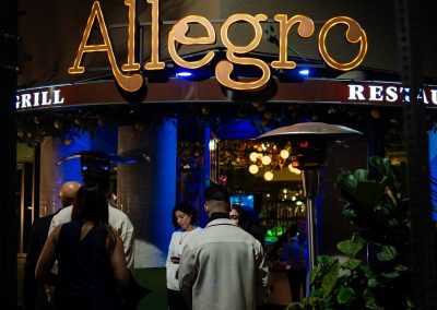 allegro high definition picture of sign